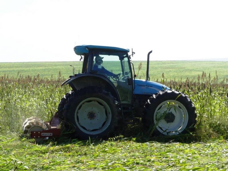 Testing the Kuys Industries roller crimper